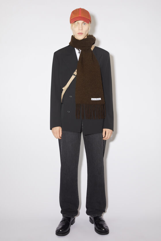 (image for) High-Tech Wool fringe scarf